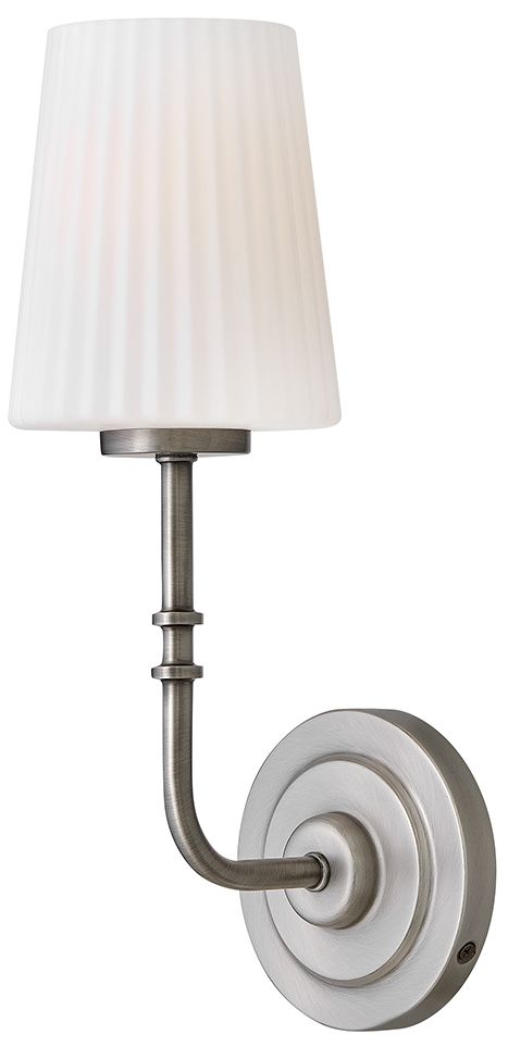 Hinkley Bath McKenna Medium Single Light Sconce 15.25" Antique Nickel
