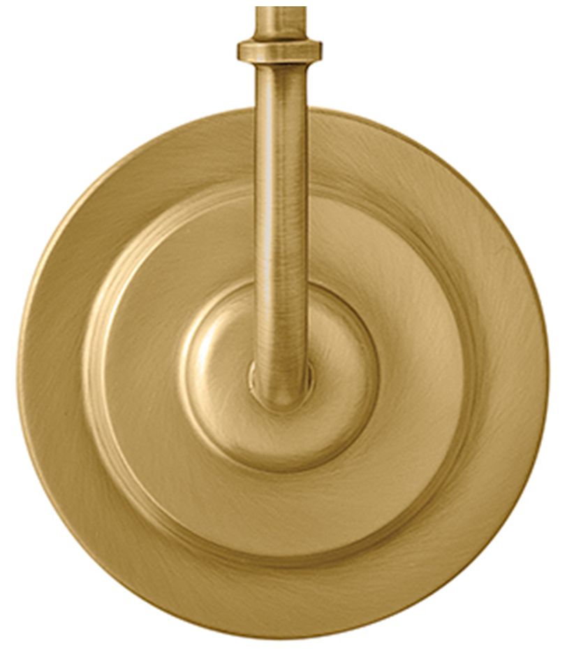 Hinkley Bath McKenna Medium Single Light Sconce 15.25" Lacquered Brass