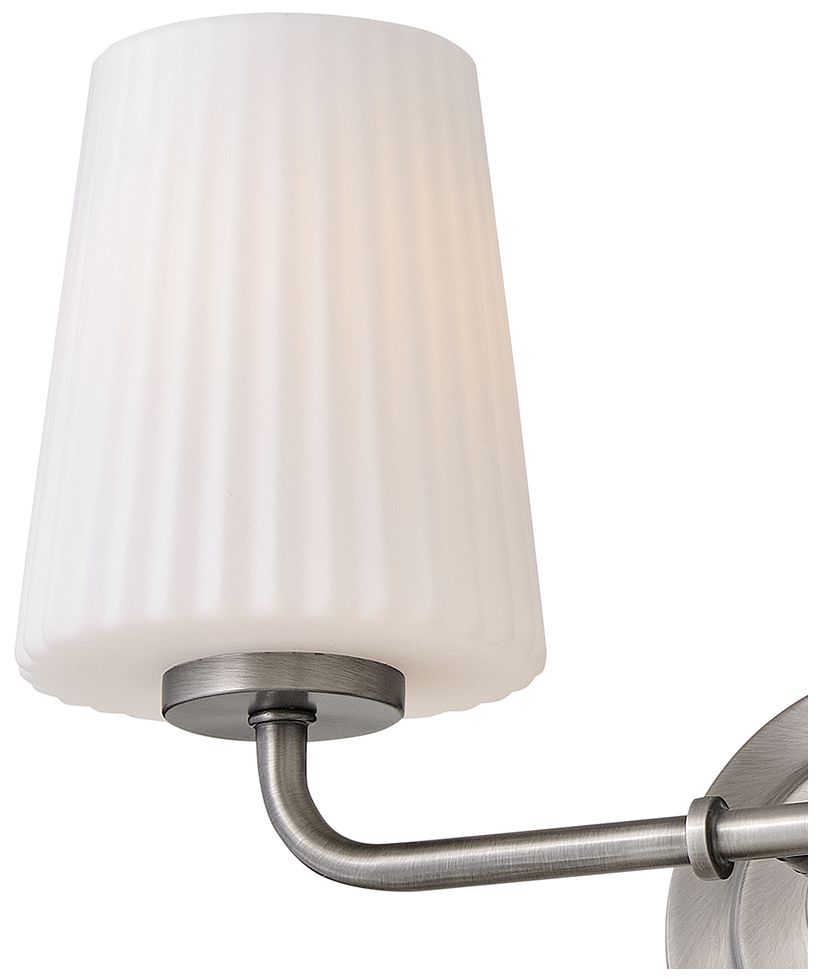 Image 4 Hinkley Bath McKenna Small Two Light Vanity 15" Antique Nickel more views