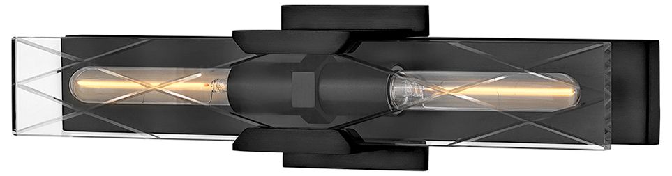 Image 4 Hinkley Bath Monte Large Two Light Sconce 20" Black Oxide more views