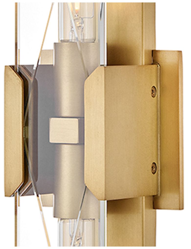 Image 7 Hinkley Bath Monte Large Two Light Sconce 20" Heritage Brass more views