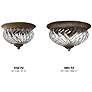 3_Hinkley Bath Plantation 16" Optic Glass and Bronze Ceiling Light more views