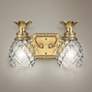 1_Hinkley Bath Plantation Small Two Light Vanity 13" Burnished Brass