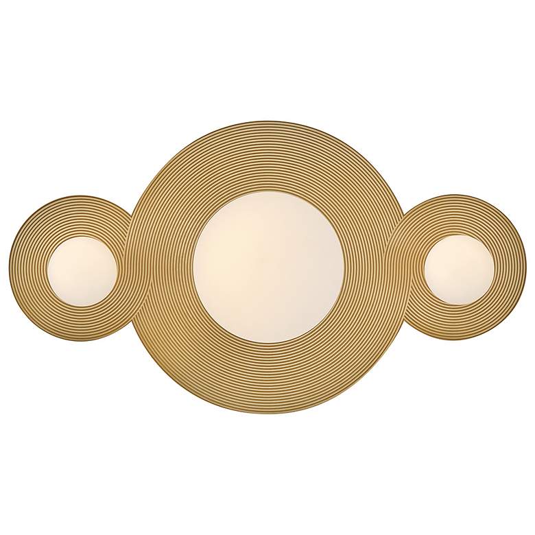 Image 1 Hinkley Bath Rhea Small LED Vanity 10" Heritage Brass