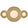 Hinkley Bath Rhea Small LED Vanity 10" Heritage Brass