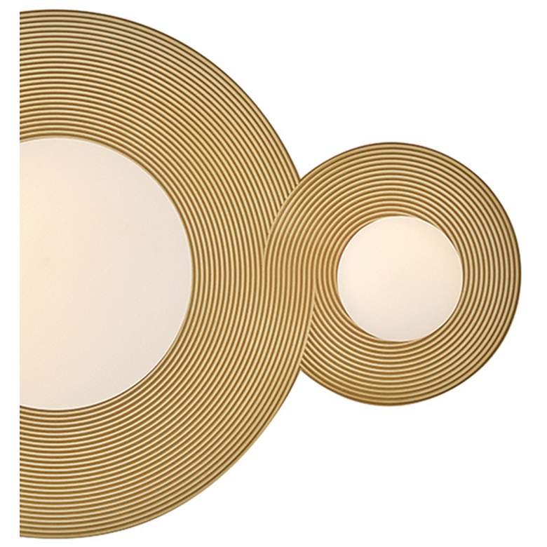 Image 2 Hinkley Bath Rhea Small LED Vanity 10" Heritage Brass more views
