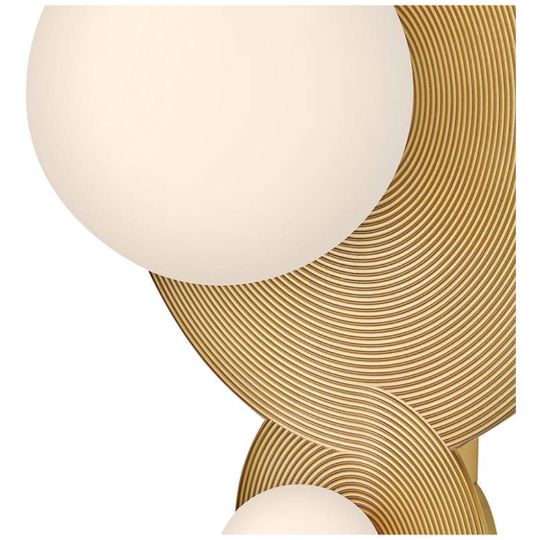 Image 3 Hinkley Bath Rhea Small LED Vanity 10" Heritage Brass more views