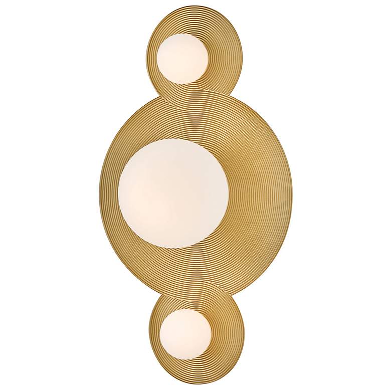 Image 4 Hinkley Bath Rhea Small LED Vanity 10" Heritage Brass more views