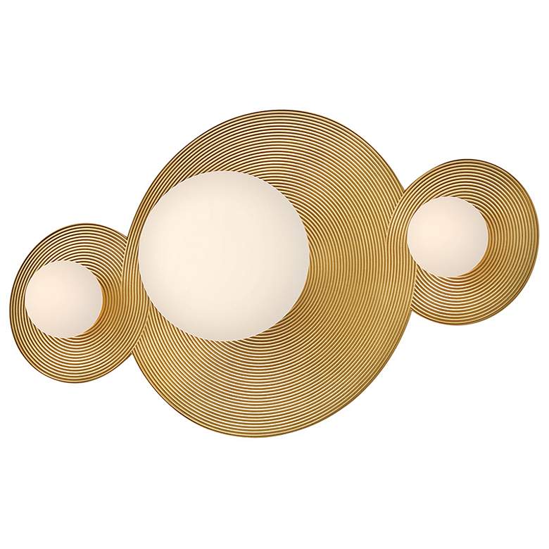 Image 6 Hinkley Bath Rhea Small LED Vanity 10" Heritage Brass more views