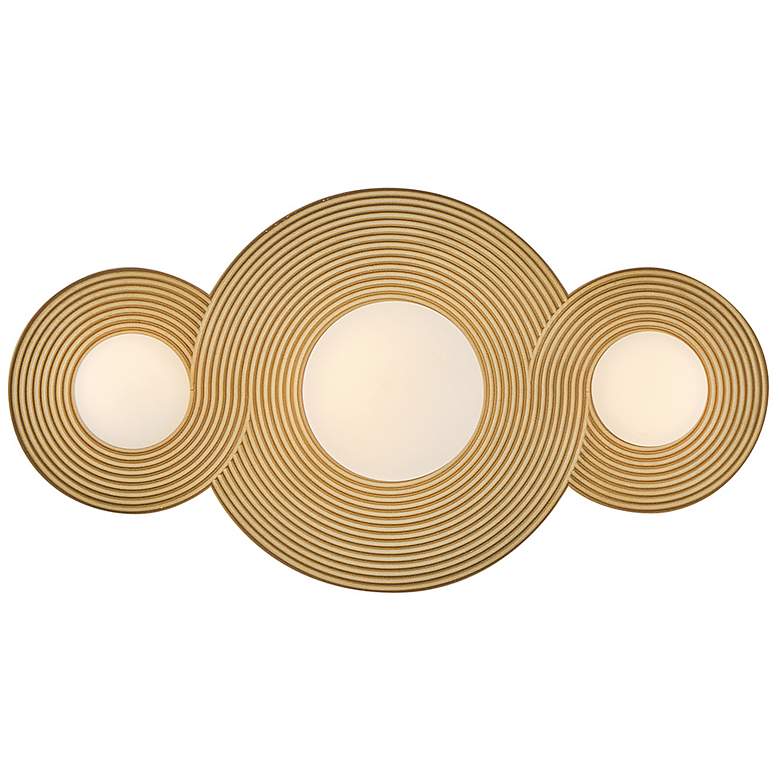 Image 1 Hinkley Bath Rhea Small LED Vanity 18" Heritage Brass