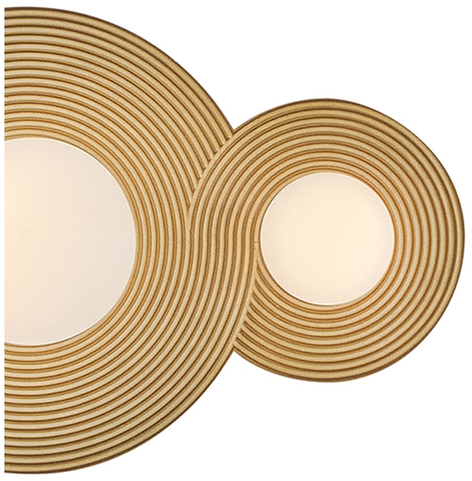 Image 2 Hinkley Bath Rhea Small LED Vanity 18" Heritage Brass more views