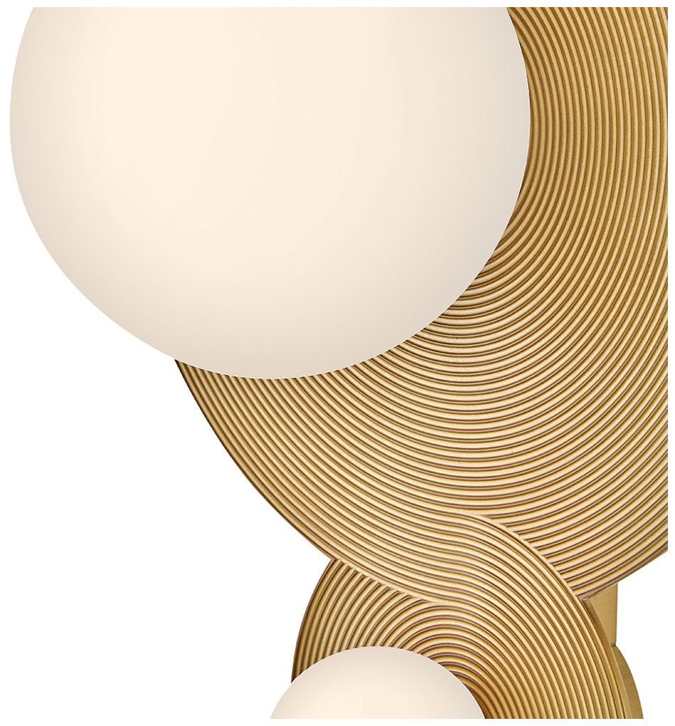 Image 3 Hinkley Bath Rhea Small LED Vanity 18" Heritage Brass more views