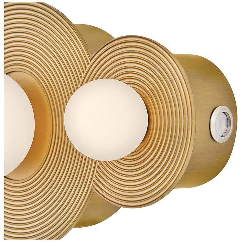 Image 4 Hinkley Bath Rhea Small LED Vanity 18" Heritage Brass more views