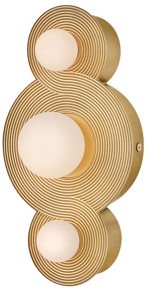 Image 5 Hinkley Bath Rhea Small LED Vanity 18" Heritage Brass more views