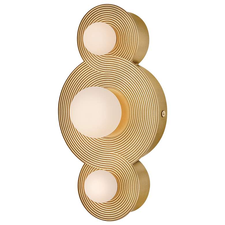 Image 5 Hinkley Bath Rhea Small LED Vanity 18" Heritage Brass more views