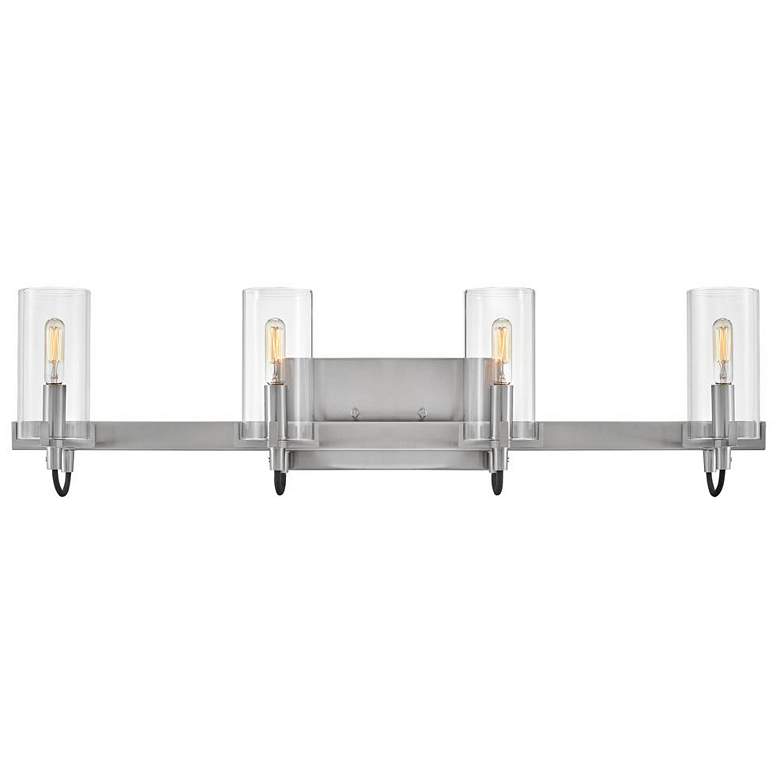 Image 1 Hinkley - Bath Ryden Four Light Vanity- Brushed Nickel