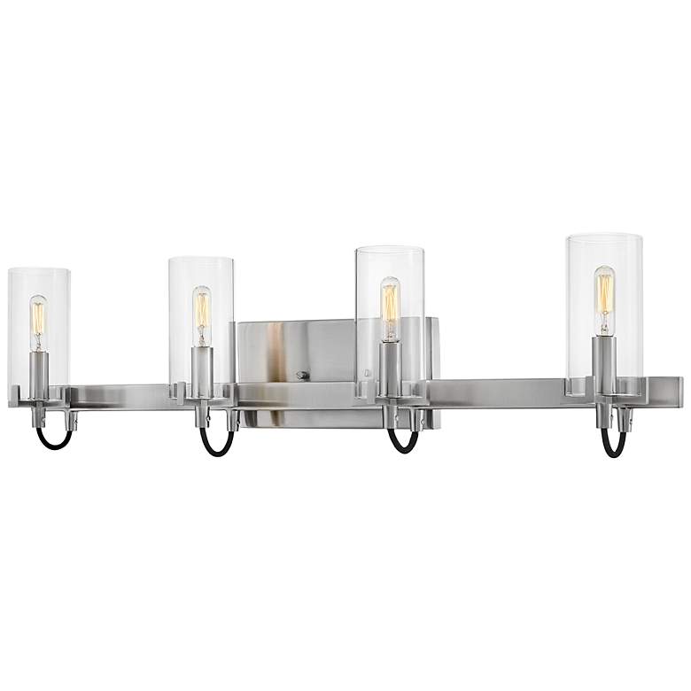 Image 3 Hinkley - Bath Ryden Four Light Vanity- Brushed Nickel more views