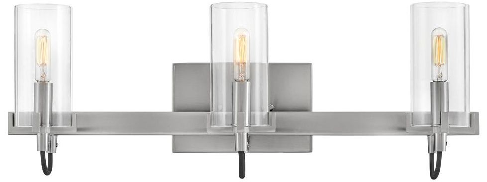 Hinkley Bath Ryden Medium Three Light Vanity 23" Brushed Nickel