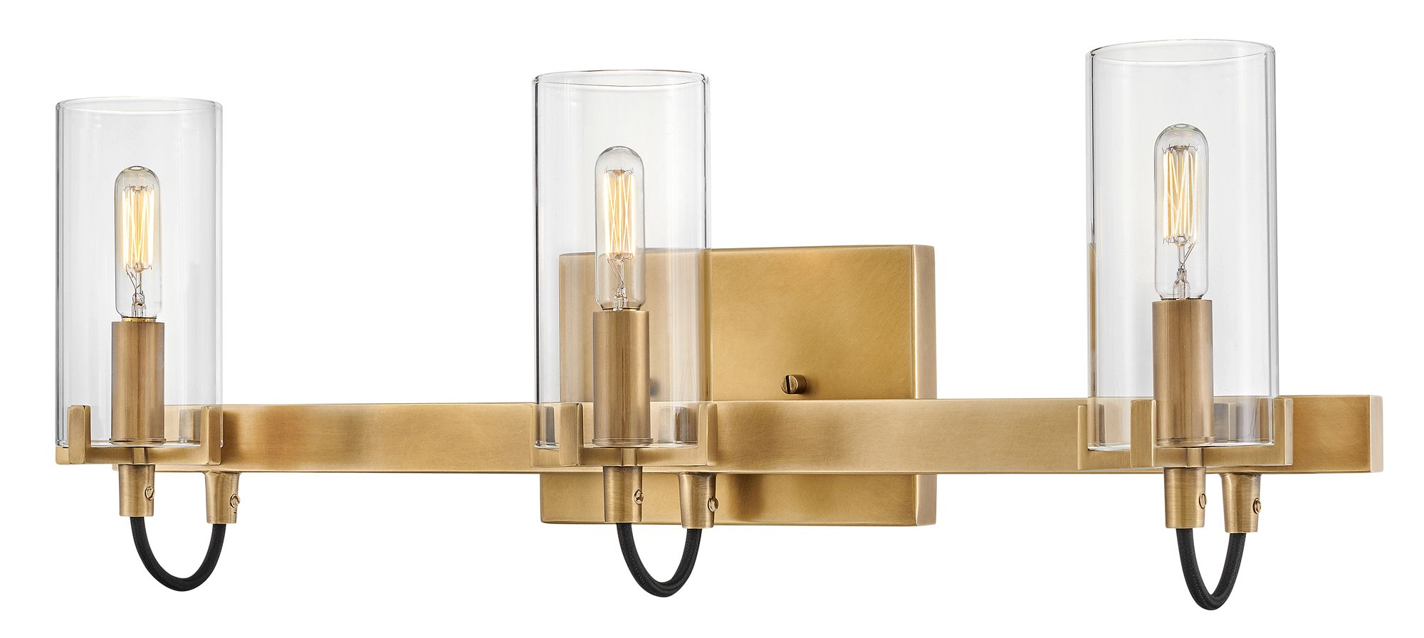 Image 3 Hinkley Bath Ryden Medium Three Light Vanity 23" Heritage Brass more views