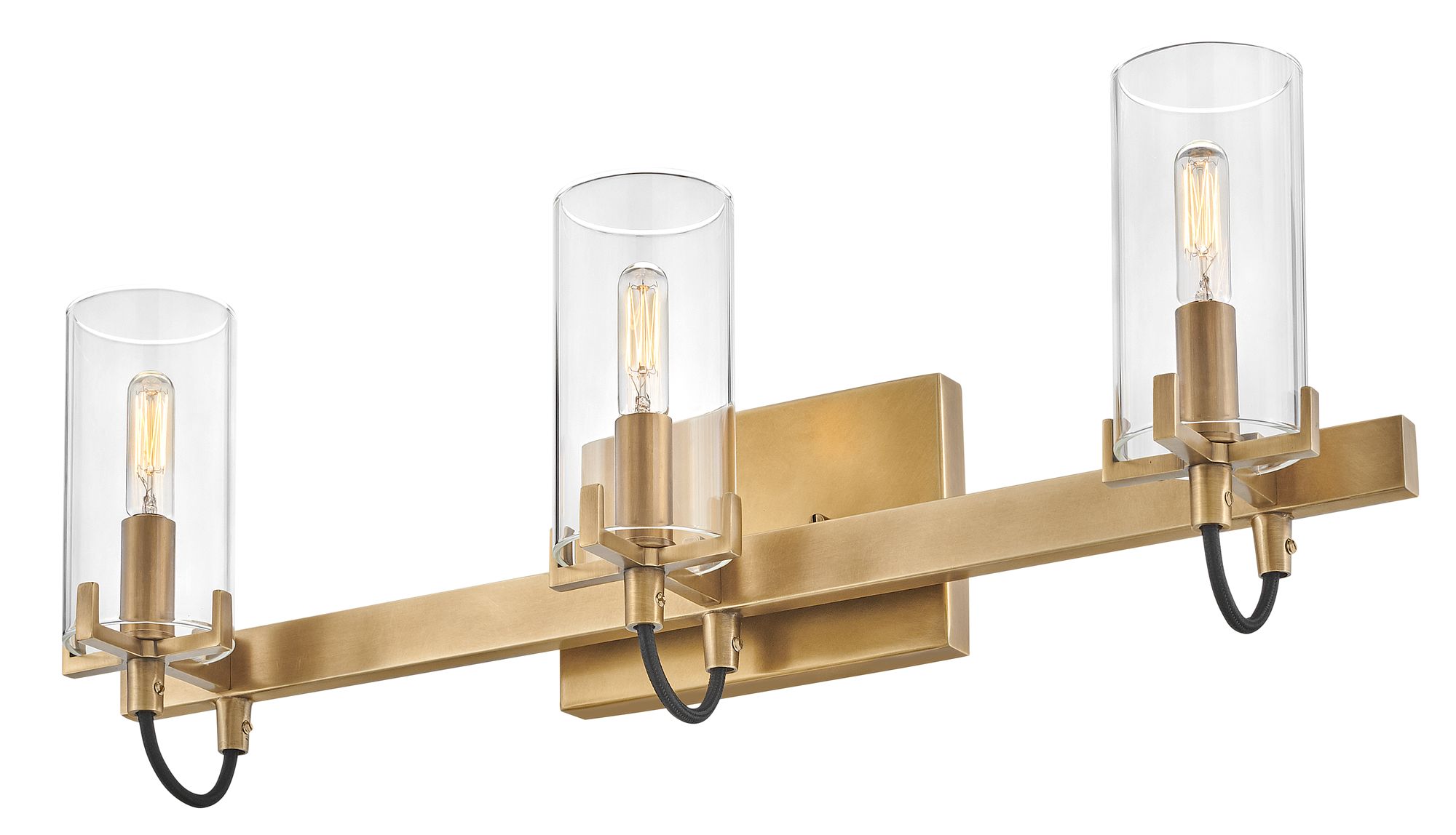 Image 6 Hinkley Bath Ryden Medium Three Light Vanity 23" Heritage Brass more views