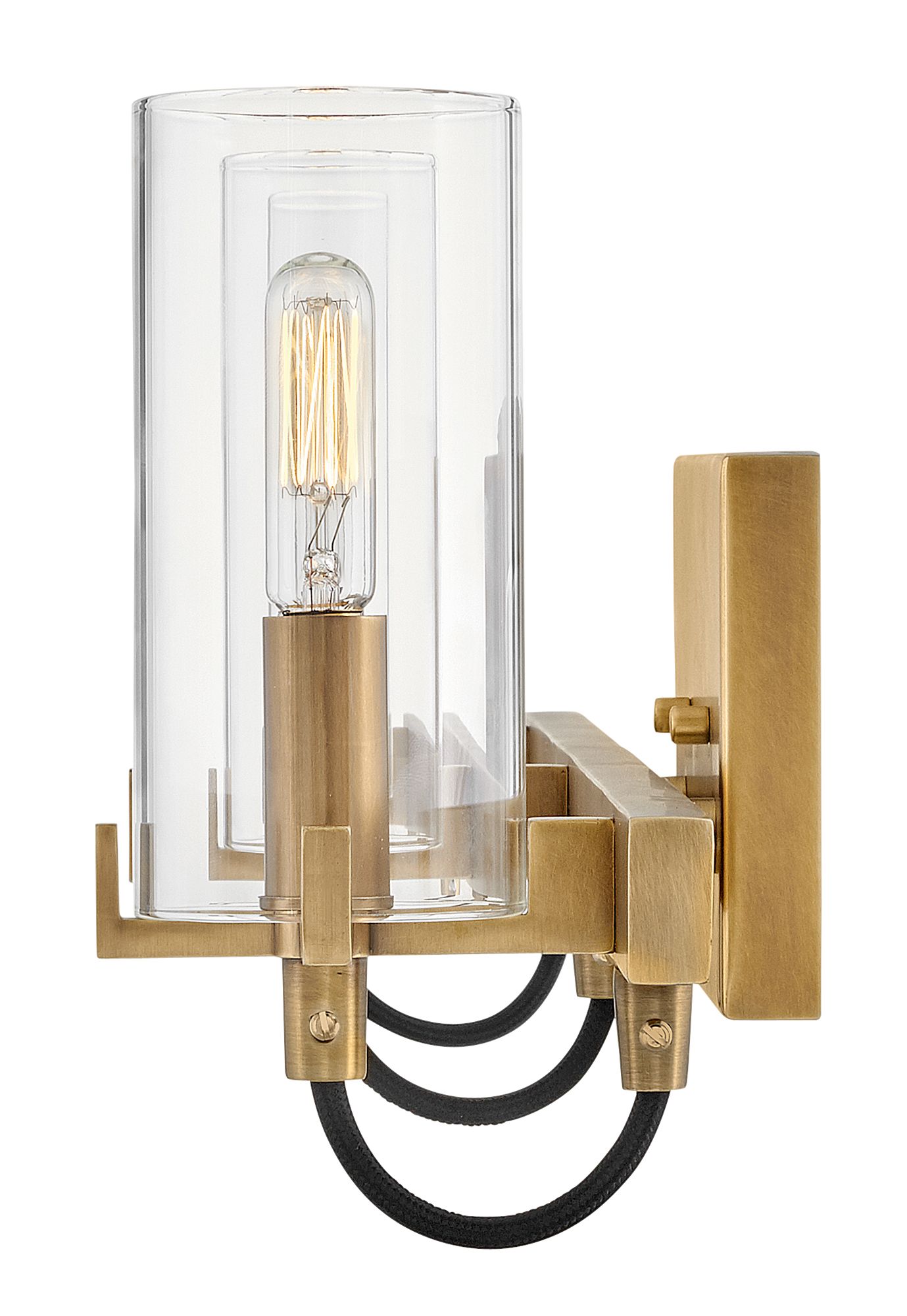 Image 7 Hinkley Bath Ryden Medium Three Light Vanity 23" Heritage Brass more views