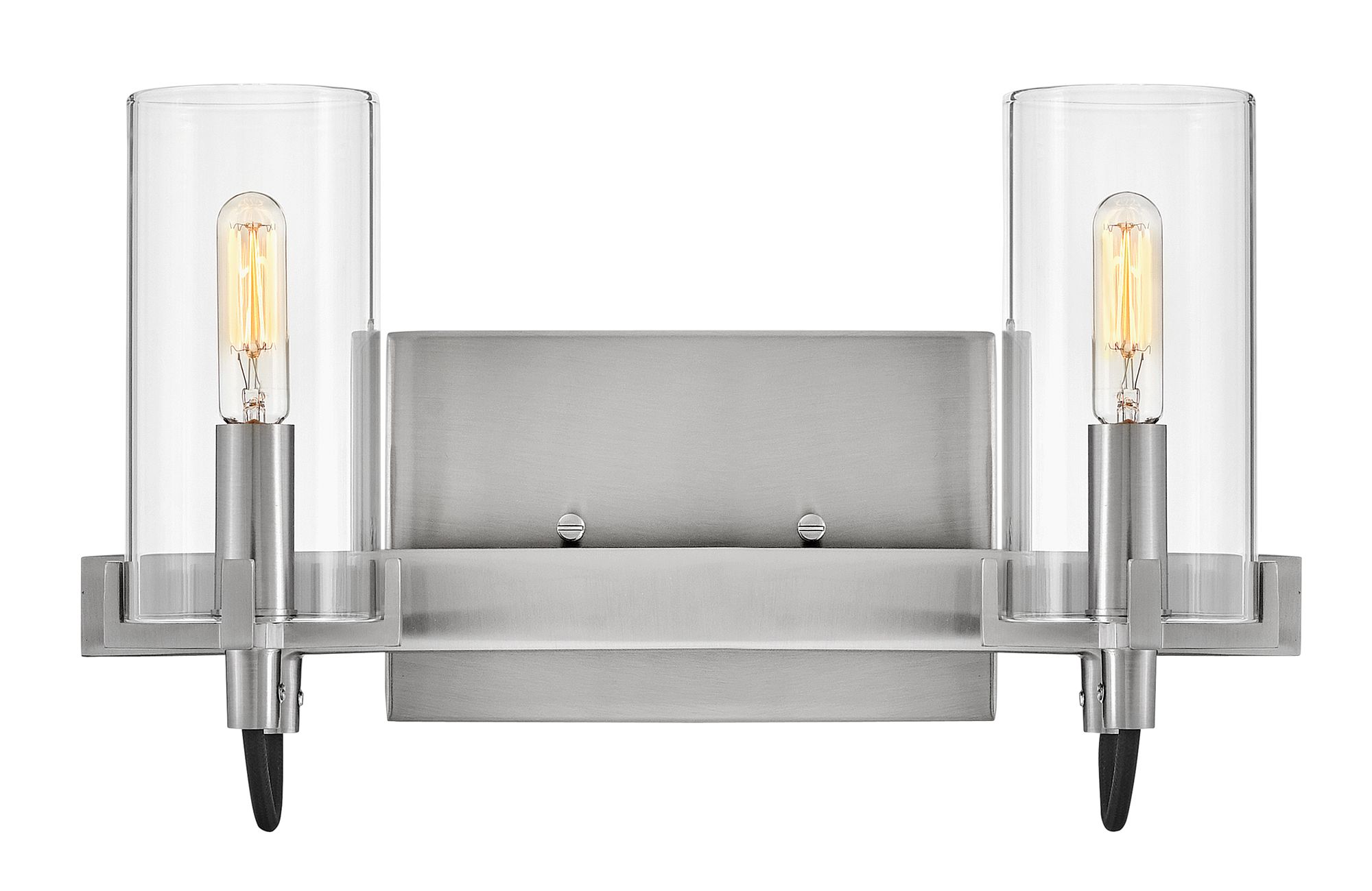 Image 5 Hinkley Bath Ryden Small Two Light Vanity 13.75" Brushed Nickel more views