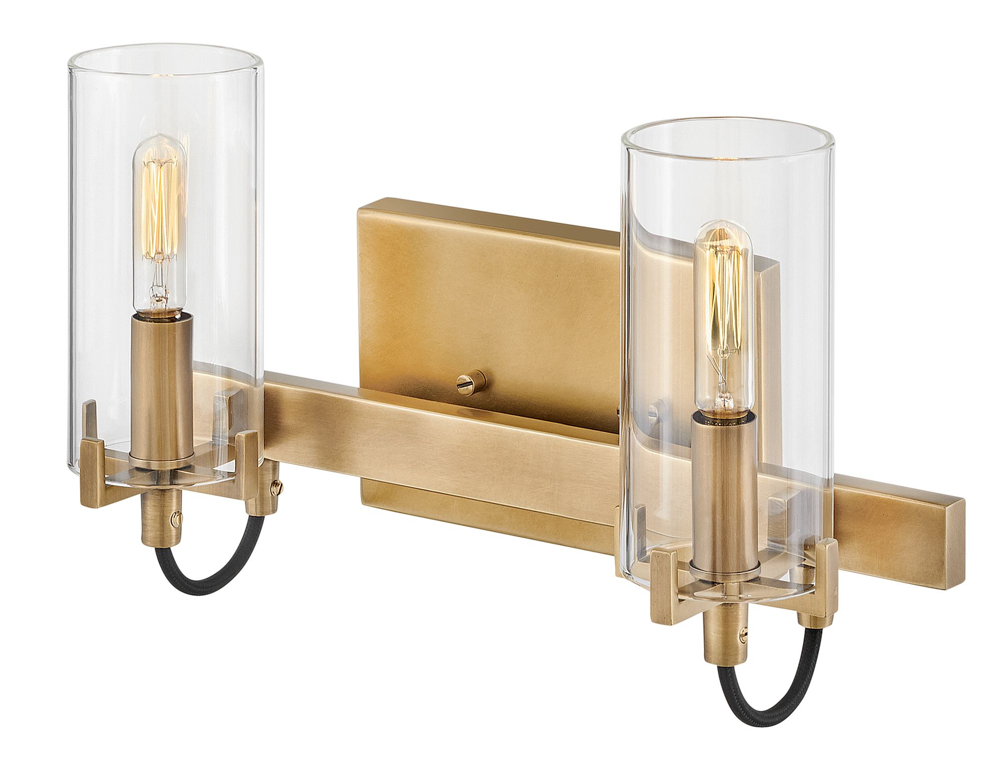 Image 5 Hinkley Bath Ryden Small Two Light Vanity 13.75" Heritage Brass more views