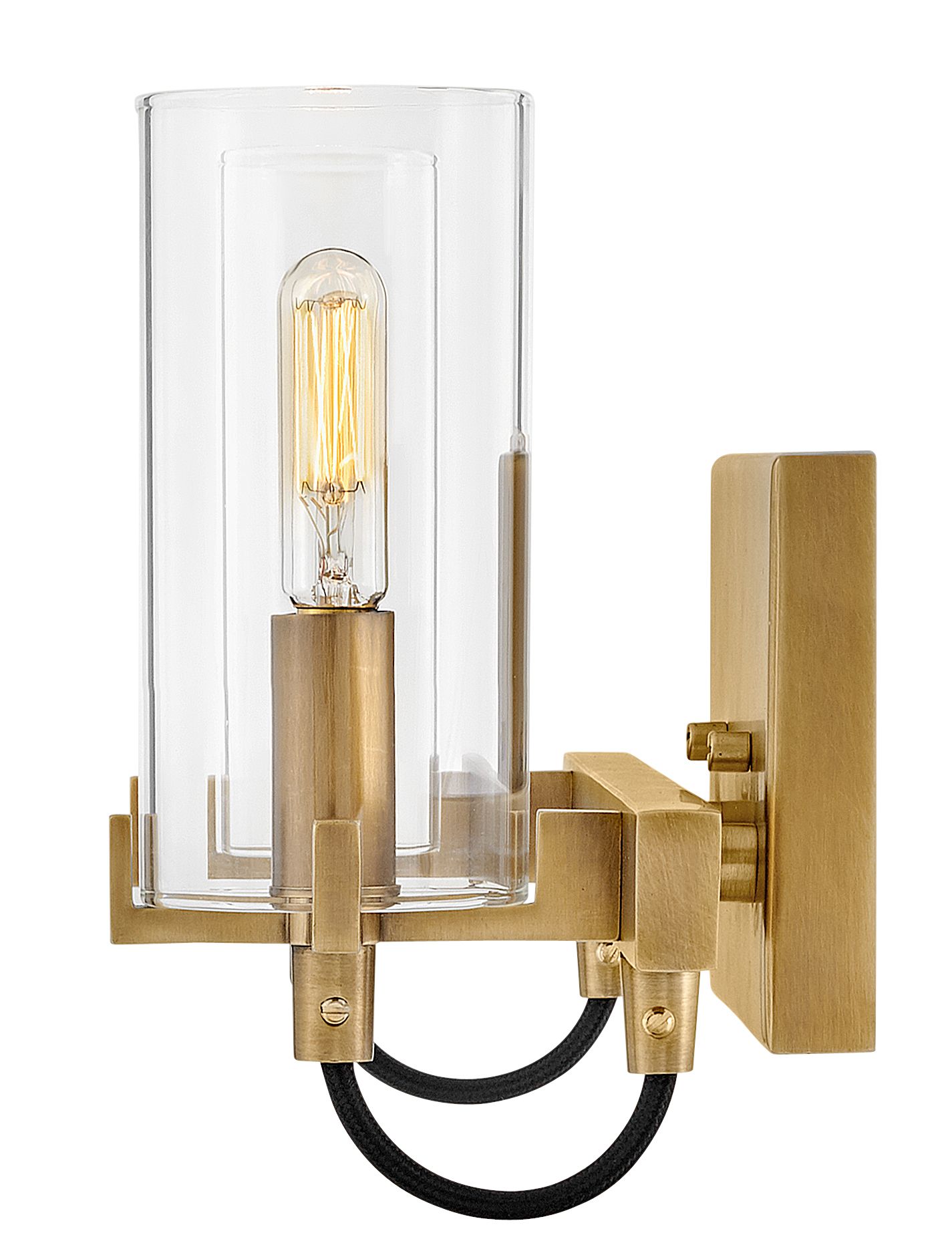 Image 7 Hinkley Bath Ryden Small Two Light Vanity 13.75" Heritage Brass more views