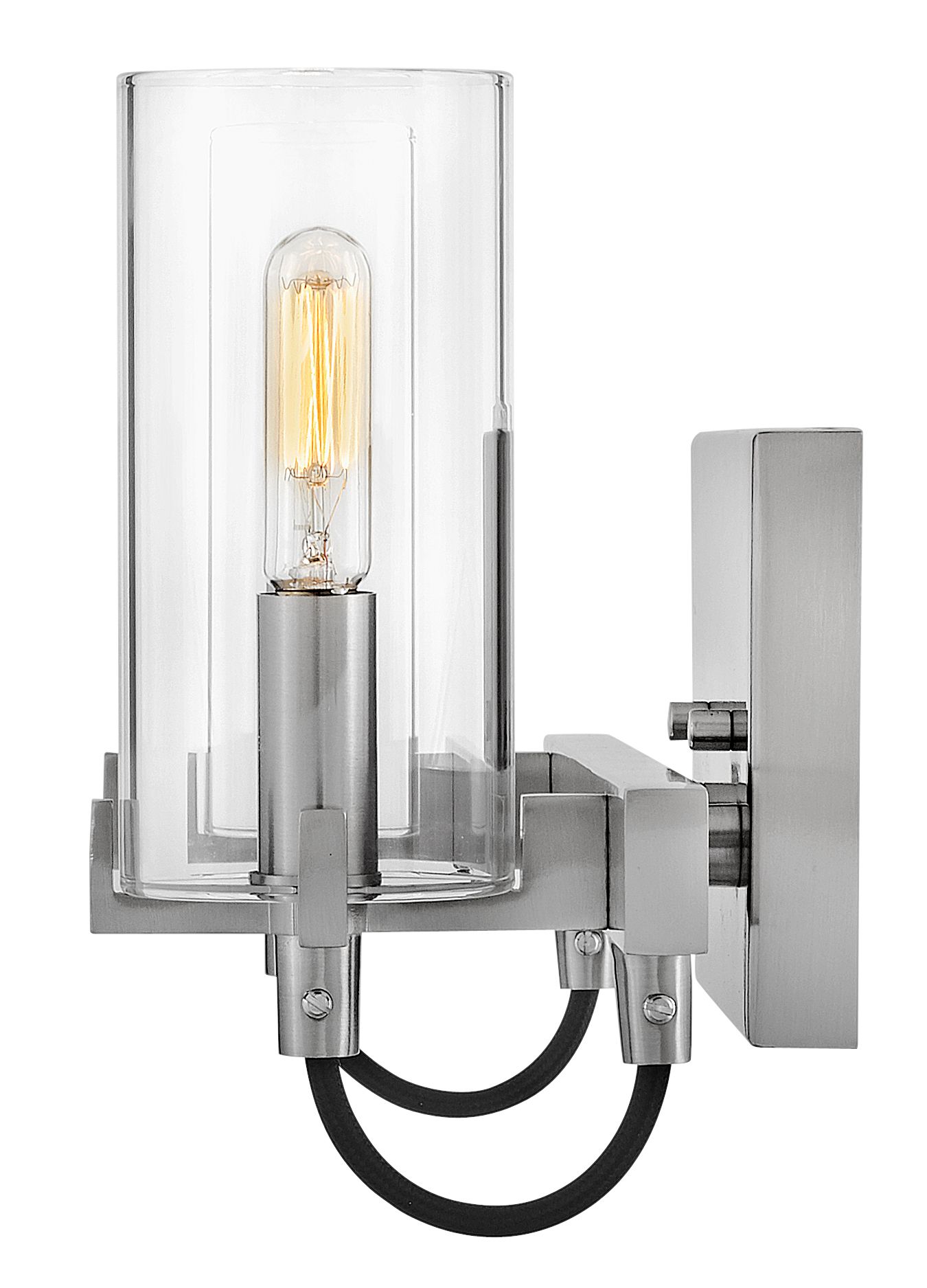 Image 3 Hinkley Bath Ryden Small Two Light Vanity 13.75" Brushed Nickel more views