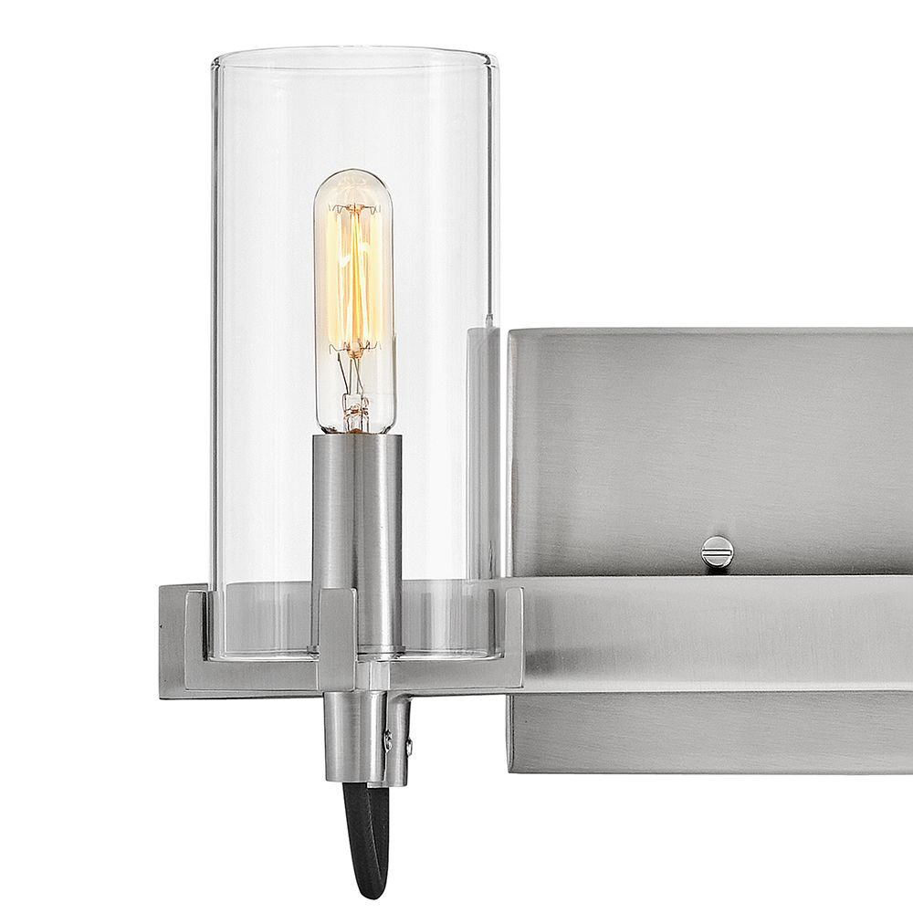 Image 4 Hinkley Bath Ryden Small Two Light Vanity 13.75" Brushed Nickel more views