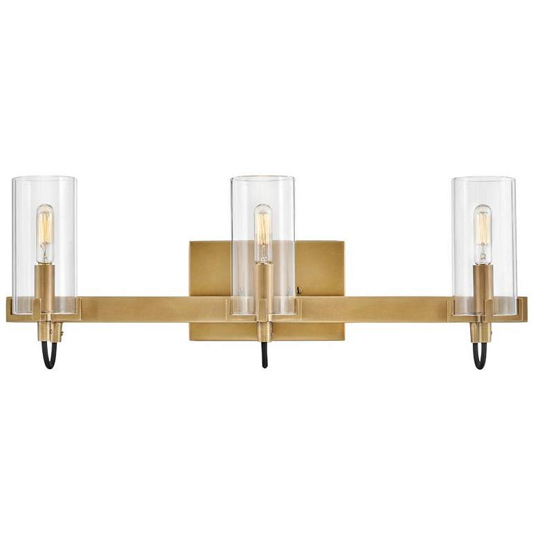 Image 1 Hinkley - Bath Ryden Three Light Vanity- Heritage Brass