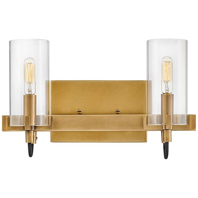Image 2 Hinkley - Bath Ryden Two Light Vanity- Heritage Brass more views