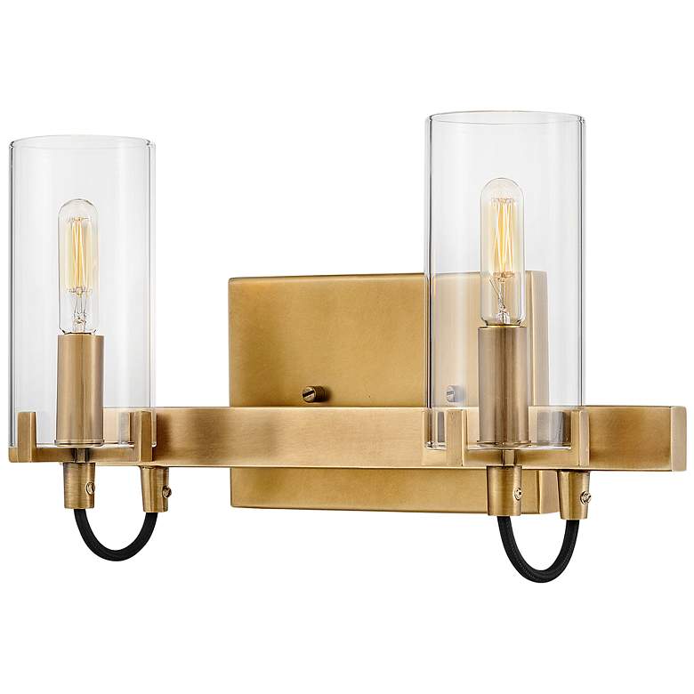 Image 3 Hinkley - Bath Ryden Two Light Vanity- Heritage Brass more views