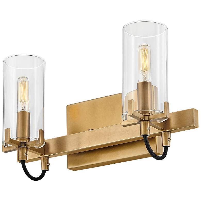 Image 6 Hinkley - Bath Ryden Two Light Vanity- Heritage Brass more views