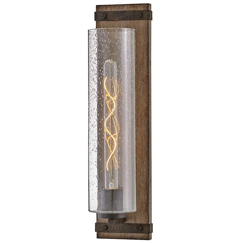 Image 1 Hinkley - Bath Sawyer Single Light Vanity- Sequoia