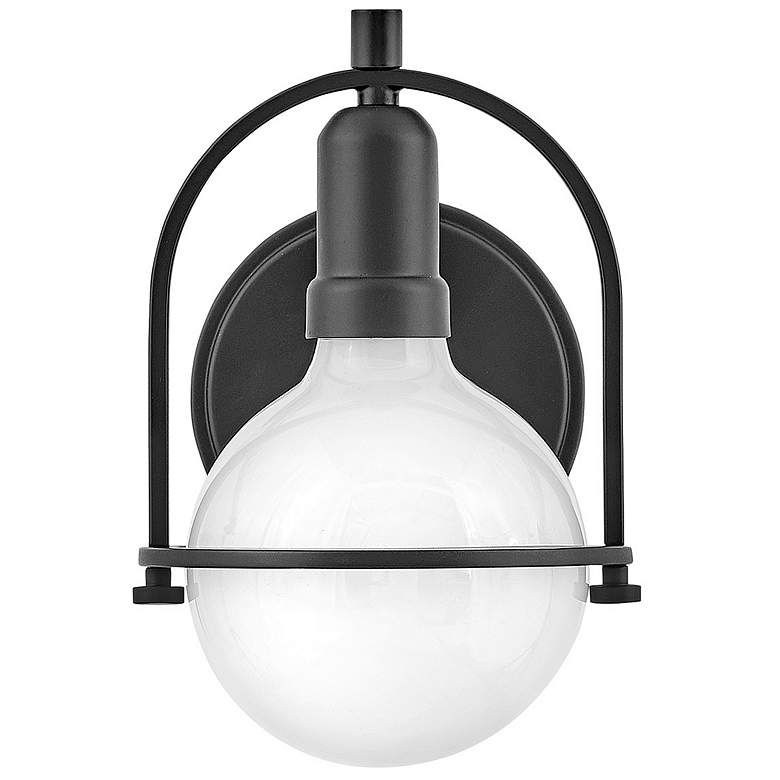 Image 1 Hinkley Bath Somerset Small Single Light Vanity 6" Black