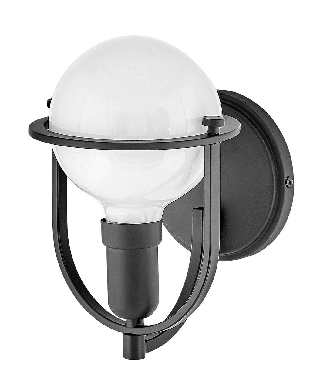 Hinkley Bath Somerset Small Single Light Vanity 6" Black