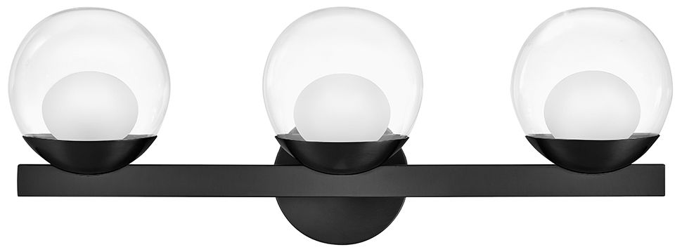 Image 2 Hinkley Bath Sunni Medium Three Light Vanity 24" Black more views