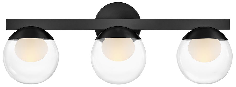 Image 5 Hinkley Bath Sunni Medium Three Light Vanity 24" Black more views