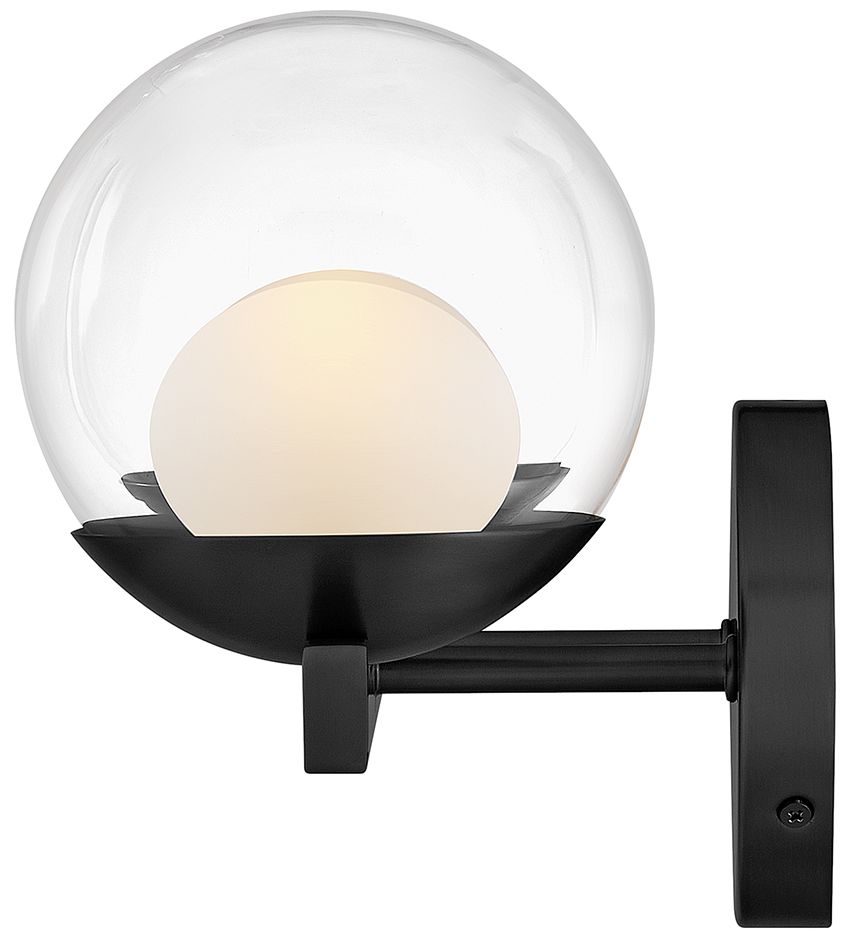 Image 4 Hinkley Bath Sunni Small Two Light Vanity 15" Black more views