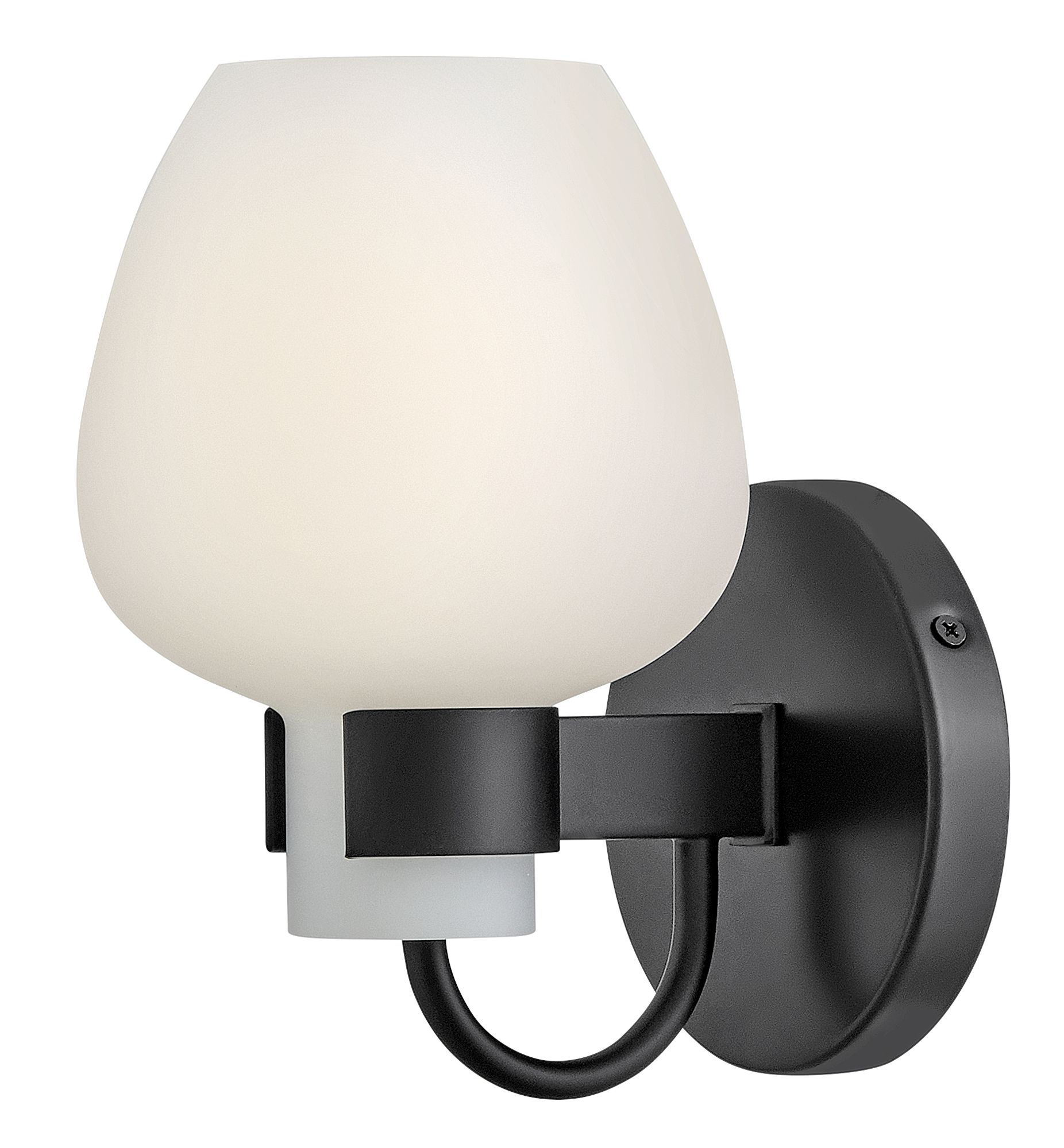 Image 6 Hinkley Bath Sylvie Small Sconce 5.5" Black more views