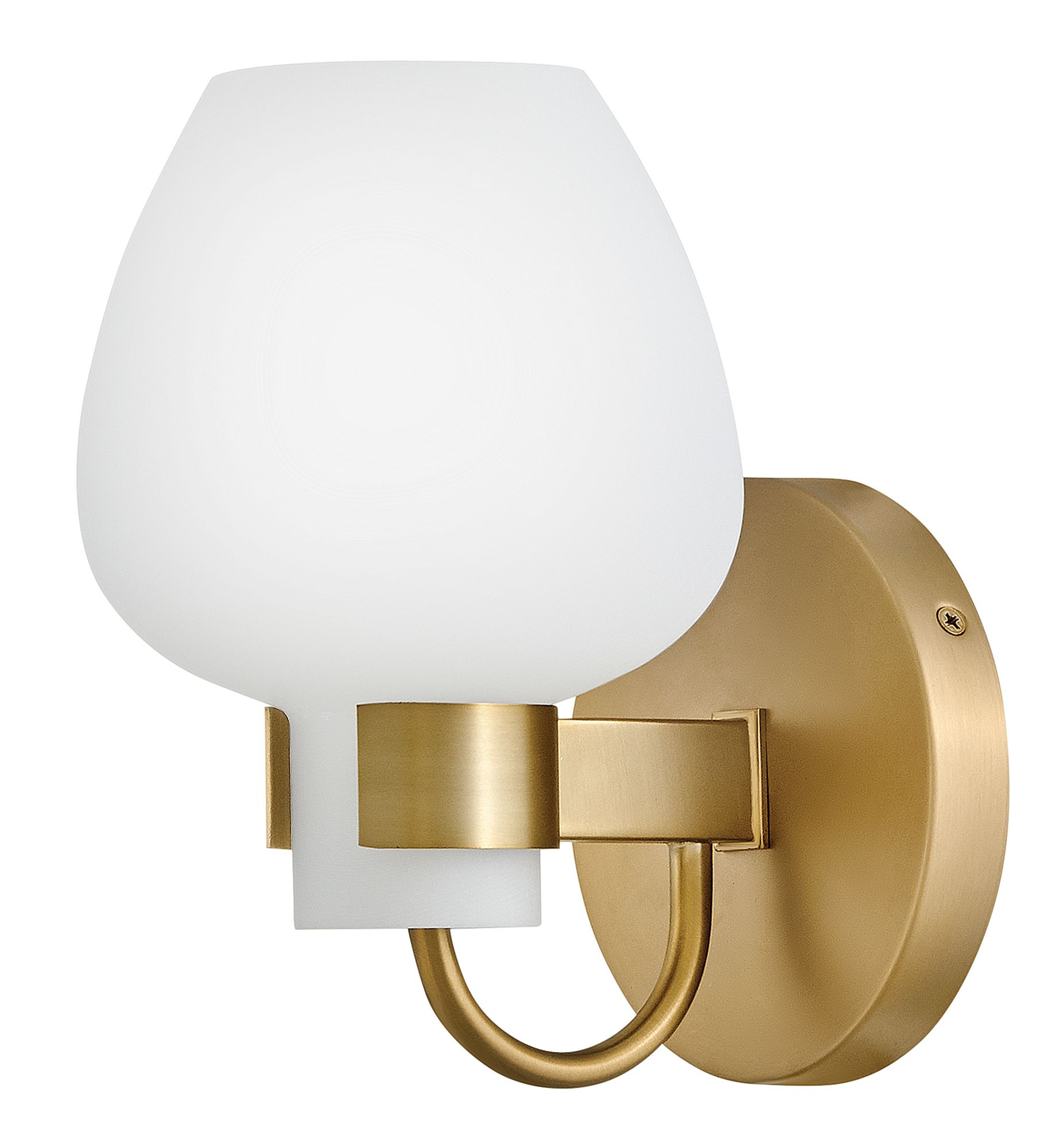 Image 2 Hinkley Bath Sylvie Small Sconce 5.5" Heritage Brass more views