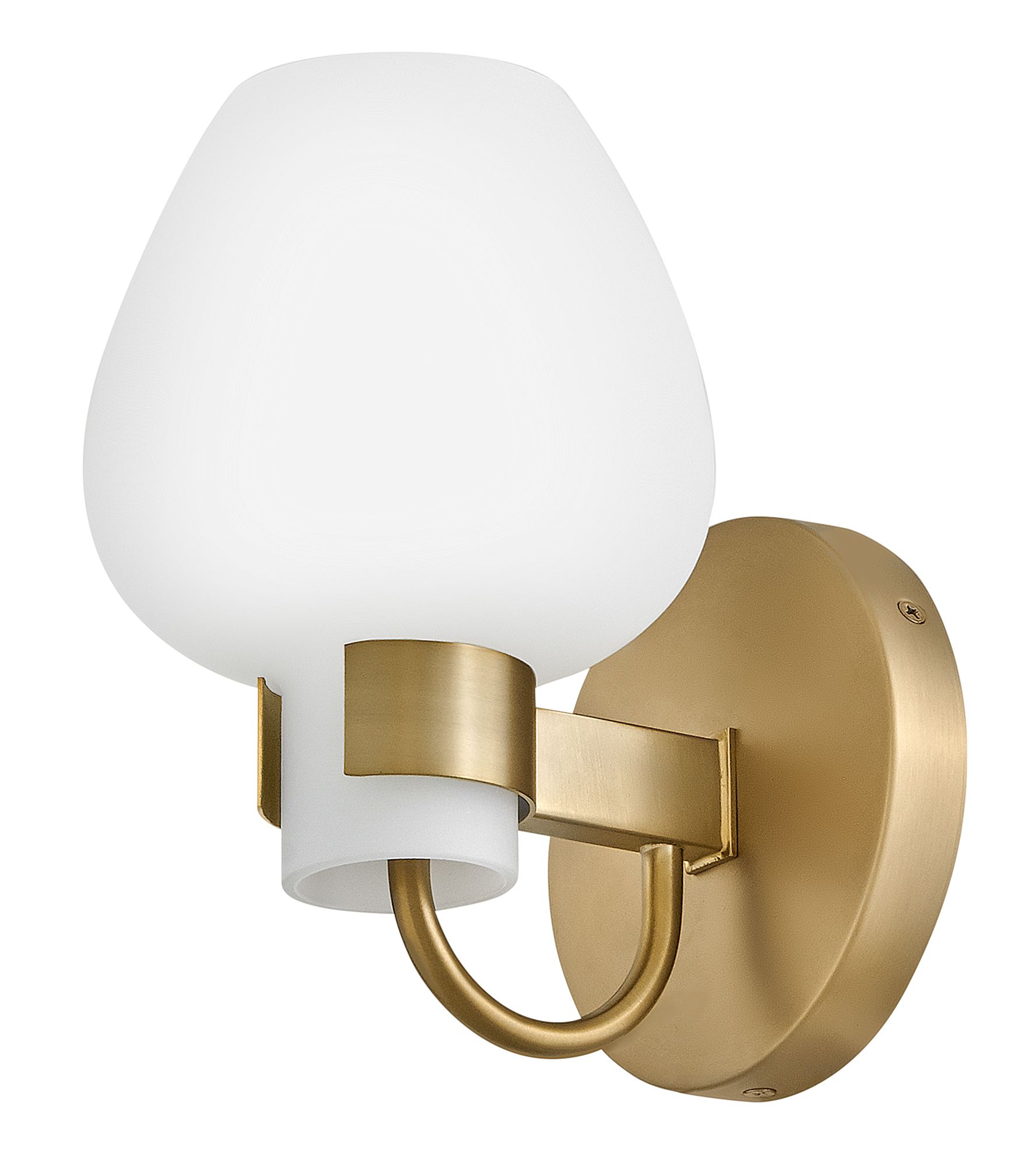 Image 7 Hinkley Bath Sylvie Small Sconce 5.5" Heritage Brass more views