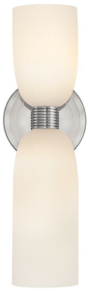 Image 3 Hinkley Bath Tallulah Medium Two Light Sconce 14.75" Polished Nickel more views