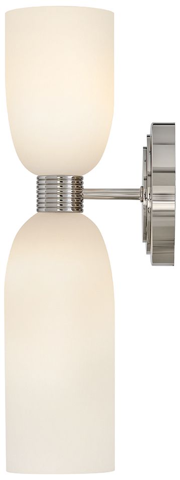 Image 4 Hinkley Bath Tallulah Medium Two Light Sconce 14.75" Polished Nickel more views