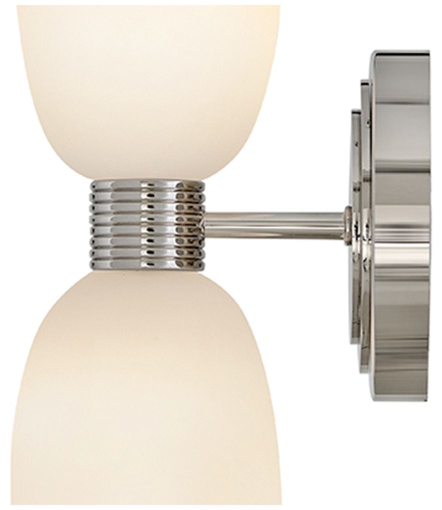 Image 7 Hinkley Bath Tallulah Medium Two Light Sconce 14.75" Polished Nickel more views