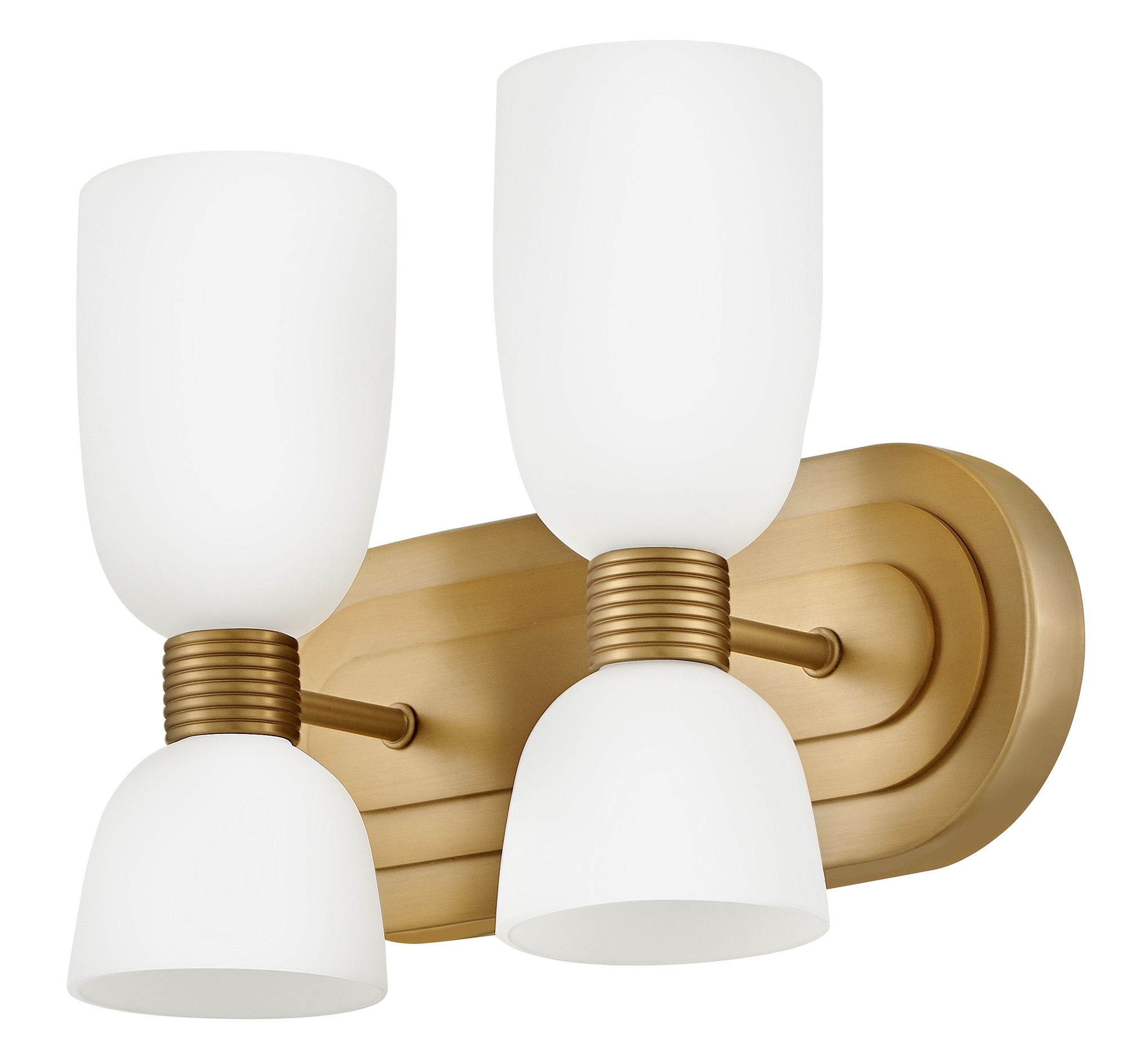 Image 7 Hinkley Bath Tallulah Small Two Light Vanity 12" Lacquered Brass more views