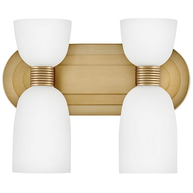Image 1 HINKLEY BATH TALLULAH Small Two Light Vanity Lacquered Brass