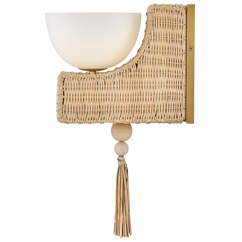Image 6 Hinkley Bath Thalia Medium Single Light Sconce 7.5" Lacquered Brass more views