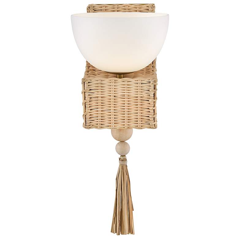 Image 7 Hinkley Bath Thalia Medium Single Light Sconce 7.5" Lacquered Brass more views